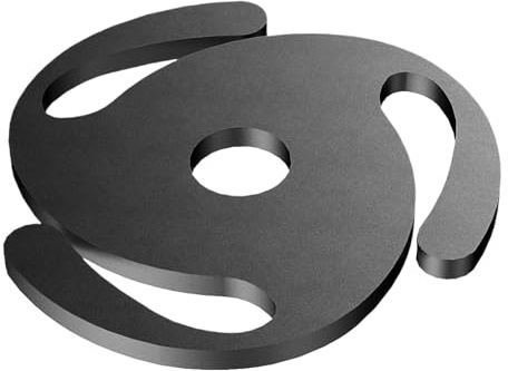 45 varv/min adapter | stabil lätt aluminiuminsats – solid kupoladapter – för professionell DJ café musikälskare entusiast