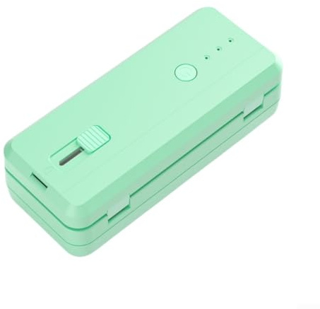 Travel Friendly Handheld Sealing Machine with USB Charger, Perfect for Kitchen Sealing and Food Preservation (Green)
