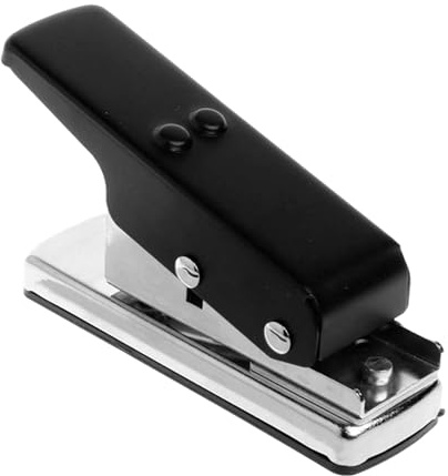 Gitarren-Plektrum-Stanzer – Robuster ABS-Metall-Handwerkshersteller, ergonomische Griffstruktur, glatter Schneidemechanismus, Präzisionsplektrum-Formwerkzeug, Layout
