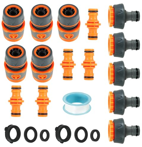 Garden Hose Connector Set,15pcs,Multi-Use,for Outdoor tap and Join Hose