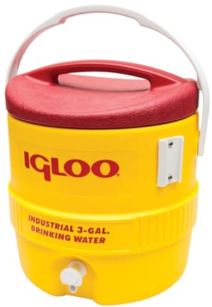 IGLOO Dryckesbehållare 11,3L – Isolerad vattenbehållare för sport, camping & utomhus – Robust kylbehållare håller drycker kalla – Perfekt för lag och evenemang