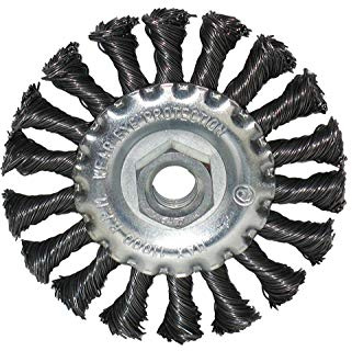 (100mm) Twist Knot Wire Wheel Brush For Angle Grinder
