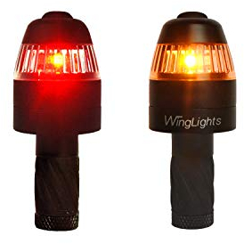 CYCL WingLights 360 Mag Indicatori di direzione/Luci permanenti per Biciclette, Nero, 10,6 cm x 8,3 cm x 3,4 cm