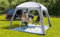 BERGER - Gazebo Pieghevole L Deluxe 3x3m UV 50+, Tenda gonfiabile grigia per feste - Stile padiglione