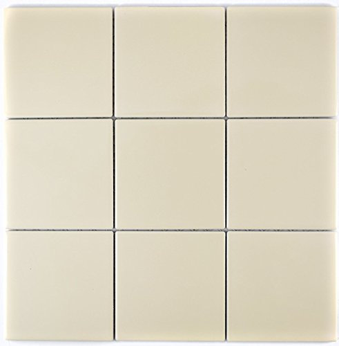 Piastrelle a mosaico, in ceramica, beige lucido
