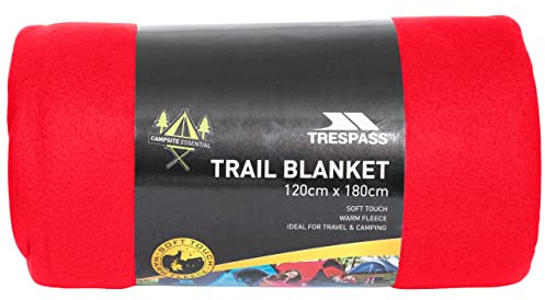 Trespass Snuggles Manta de Viaje, 120 cm, Rojo (Red)