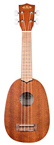 KALA KA-P - Satin Mahogany Soprano Pineapple Ukulele, with Bag (UB-S)