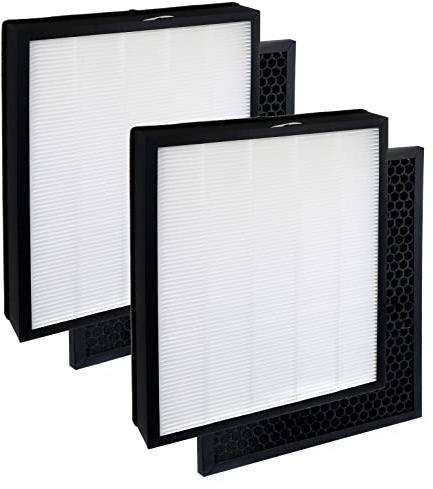 Spares2go HEPA NanoProtect Filter für Philips AC2889 AC3829 Luftreiniger FY2422/30 x 2 + Lufterfrischer
