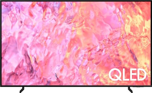 Samsung QLED 4K Q60C 55 Zoll Fernseher, Quantum-Dot-Technologie, Quantum HDR, AirSlim Design, Smart TV [2023] (55Q60C)