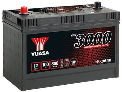 YUASA 100Ah 800A YBX3640 G31 Starterbatterie