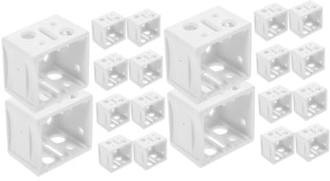 Garneck 20 Stück Rollladenhalterung Jalousienhalter Halterung Für Jalousien Jalousien Befestigungsklammern Jalousien Niederhalter Weiße Jalousien Halterungen Jalousien