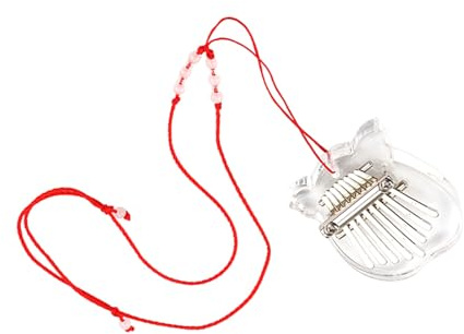 Crystal 8 Key Kalimba Daumenklavier Finger Keyboard Instrument Acryl Finger Piano Bester Anfänger