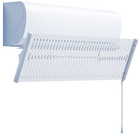 Déflecteur de climatiseur universel, réglable pour climatisation, bouclier, froid/chaud, pour maison/bureau, personnes âgées, nouveau-nées, femmes enceintes (blanc)