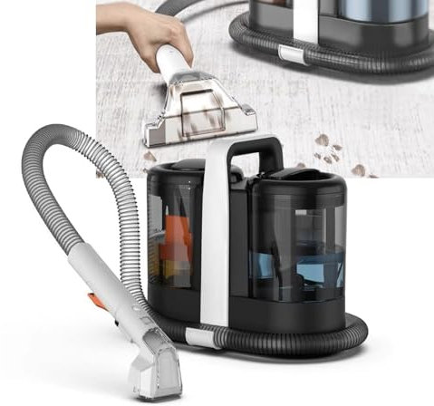 Nettoyeur De Tapis Portable, Détachant pour Tapis, Tapis, Canapés, Aspirateur Puissant Et Outils Polyvalents. Détachant pour Animaux, pour Tapis, Tapis, Canapés