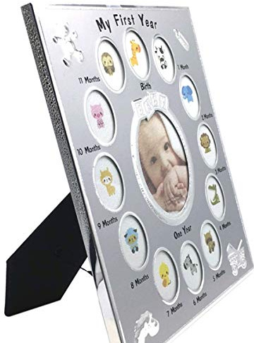 Buqpow Kinder Bilder Rahmen Mein Erstes Jahr Baby Geschenk Kinder Geburtstag Geschenk Zuhause Familie Dekoration Ornamente 12 Monate Bilder Rahmen
