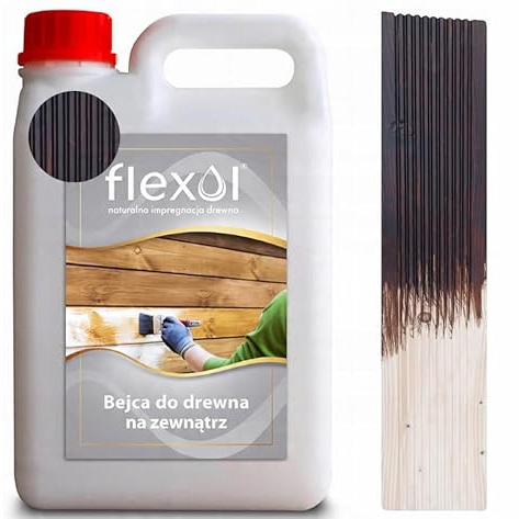 Flexol Wasserteerbeize, Außenimprägnierung für Holz, 2 L