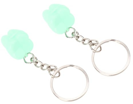 Saluaqui 20 St Baby Teeth Box Nyckelring, Bärbar Mjölktandhållare för Barn med Livsmedelsklassad Plast, Känslomässig Minnessak (GREEN)