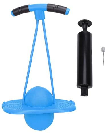 UPALDHOU Pogo Jumper, Divertente Pogo Stick Giocattolo per Salto in Alto con Maniglia per Bambini (Blue)