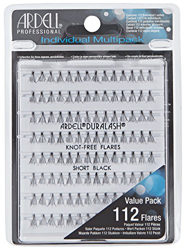 Ardell False Eyelashes Multipack Knot-Free Individuals Short Black, 1-Pack