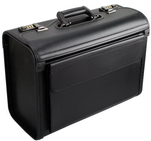 D&N Business Line Borsa pilota, 46 cm, 29 liters, Nero (Schwarz)