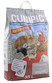 Cunipic NATPA35 Naturlitter Papel - 35 l, Negro