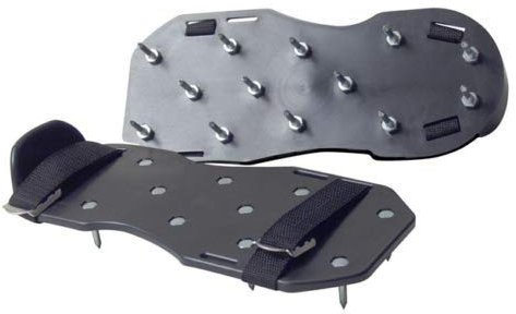 CSS Nail Spiked Aeration Shoes 25mm, Studded Soles Spikes, Flooring Screed JS5 Black