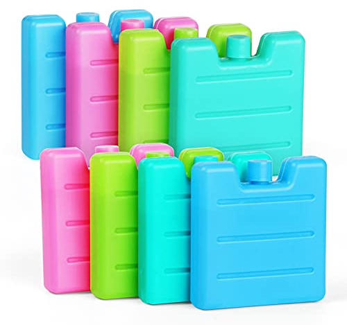 ilauke Mini Kühlakkus 8er Set, 65 g, flach für Brotdose & Kühltasche