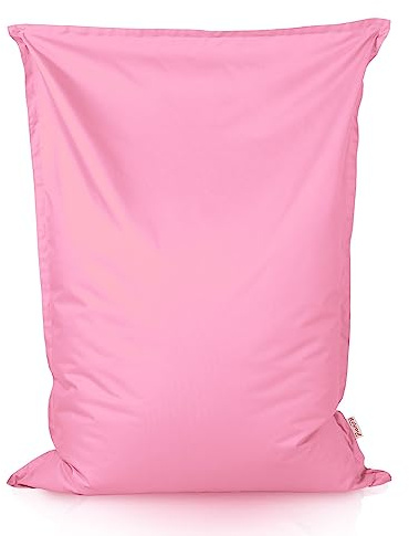 Italpouf Sitzsack XL Riesensitzsack, Sitzkissen, Indoor & Outdoor, Sitzsack Sessel für Kinder, EPS Perlen Füllung, Abnehmbarer Bezug, Waschmaschinenreinigung, Wasserdicht, Hellrosa