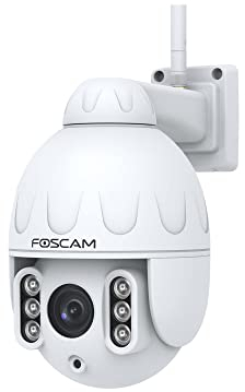 FOSCAM SD4 Telecamera di sicurezza IP esterno bianco 4 Mpx Zoom x4 - Telecamera di sorveglianza (telecamera di sicurezza IP, esterno, bianco, parete, 4 MP) ..