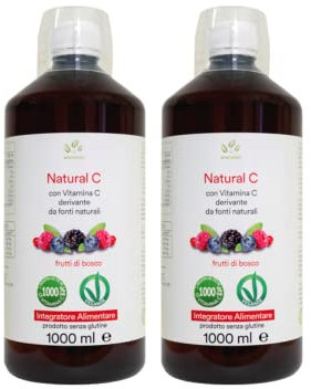 Benessence - Vitamina C da Acerola e Rosa canina - integratore da bere -2L