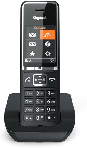 Gigaset Comfort 550 Solo Schnurlos Telefon, DECT, Schwarz