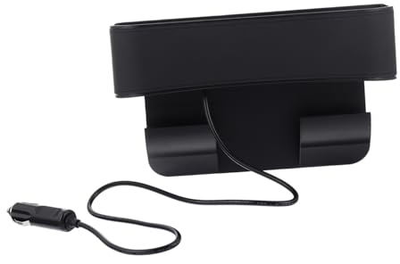 Supvox Multifunktionale Autositz Lücken Aufbewahrungsbox Mit Usb Ladeports Pu Leder Organizer Getränkehalter Und Stauraum Für Handy Schlüssel Karten Einfache Montage Passend Für Pkw Model