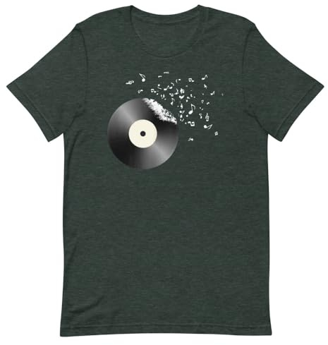 Novelty Gramophone Disc Audio Recording Melody Humorous Sound Producing Lover, Heather Forest, Large