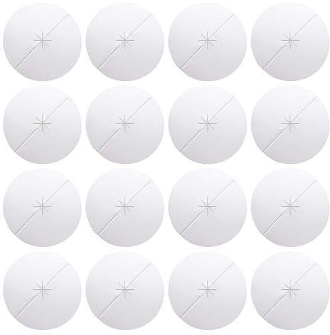 Discos protectores para velas para los oídos, Disco para velas para el cuidado de los oídos - Protector contra goteo de velas | Disco protector de velas de 16 piezas para un cuidado de oído limpio y s