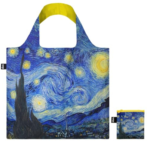 LOQI VINCENT VAN GOGH Starry Night Neon Yellow
