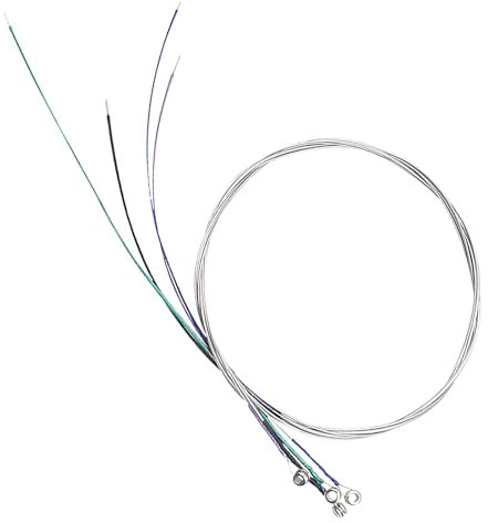 Xvilmaun Kompletter Satz Bratschensaiten, Saiten für Bratscheninstrument | 4X Silber-Nickel-Chrom-Saiten für Bratsche,Verstärktes Viola-Ersatzteil, passgenaues Instrumentenzubehör für Theater