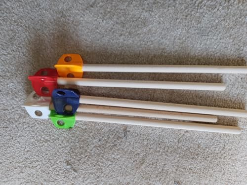 Flügel Quirl wie DDR 20 cm Buchenholz, ein Stück,Farbe random