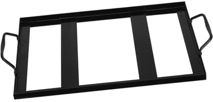 iplusmile Support pour Blocs De Sel en Fer Noir pour Barbecue Extérieur, Accessoire Cuisine Robuste Et Stable, Utilisé pour Grillades Et Pique-