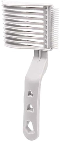 KEQAR 1 Unidad Peine Profesional para Corte de Cabello de Hombre, Fade, Diseño Especial Curvado, Posicionamiento Preciso, Estilo de Barba y Patillas