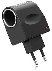12V Adaptateur Allume Cigare Secteur, Convertisseur de Tension d'alimentation CA à CC 220Và 12V à 6W 500Ma Convertisseur pour Purificateur d'air Mini-Glacière Tabl GPS Caméra Enregistreur