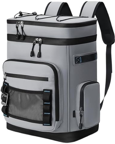 Jukeoiu Mochilas Neveras Aisladas Impermeables - Mochila Frigorífica Playa 50L,Bolsa para Comida Impermeable A Prueba De Fugas para Hombre Mujer Viajes Trabajo Compras Playa Picnic Senderismo Camping