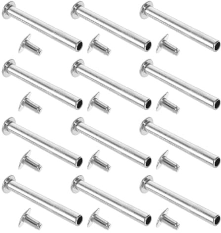 GOOHOCHY Kit Perni e Rivetti 12 Pezzi 3 CM per Ventaglio Pieghevole Accessori per Riparazione Fai da Te Ventagli Portatili Ventagli da Danza Artigianali