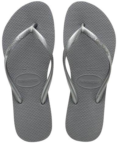 Havaianas - Slim, Infradito da Donna Eleganti, Resistenti e Versatili con Suole Strutturate per una Maggiore Aderenza e Sostegno