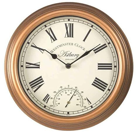 Smart Garden Astbury 12'' Wall Clock & Thermometer