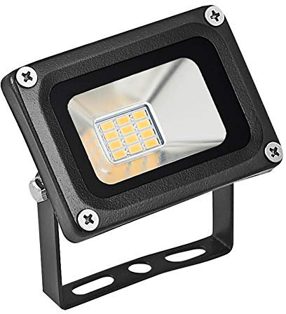YANPH 2 Unids 10W 12V Reflectores Led Proyector Led Reflector Lámpara Exterior 12 Voltios Reflector Coldwhite para Garden Street Square