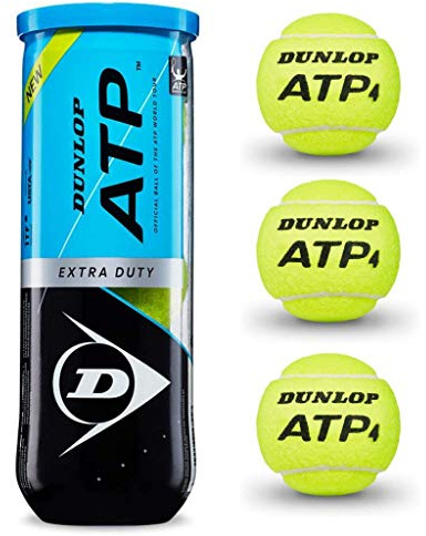 DUNLOP ATP Super Premium Extra Duty Tennis Ball Can - 3 Ball Can (2 Cans)