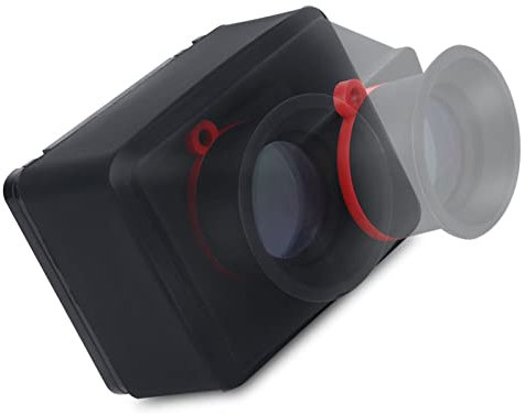 Hopcd Visor de Video LCD con Lupa 3X para DSLR Cámaras sin Espejo Visor LCD de Pantalla Multiusos de 3.2 Pulgadas