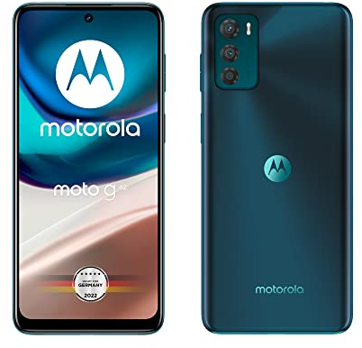 Motorola Moto G42 Smartphone avec écran FHD+ 6,4, Appareil Photo 50 Mpx, 4/64 Go, 5000 mAh, Android 12, Vert Atlantique, avec Coque de Protection