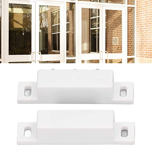 2 Stücke Magnetischer Reedschalter Schließer Geschlossen NC NO Türalarm für Tür Wand Fenster Sicherheit Magnetkontakt Alarm Schraubverdrahtung