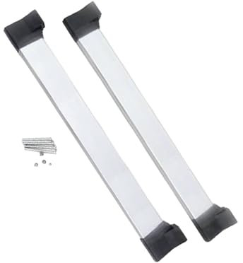 Generic Premium Aluminum Alloy Accessories for Telescopic Ladder Balance Bar Telescopic Ladder Feet 1Pair Extension Ladder Stabilizer Bar Anti-Slip 24.80 inch